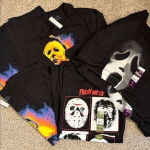 7❗️NWT Horror Movie Icon Graphic T-Shirts Mega Bundle! L-XXL
